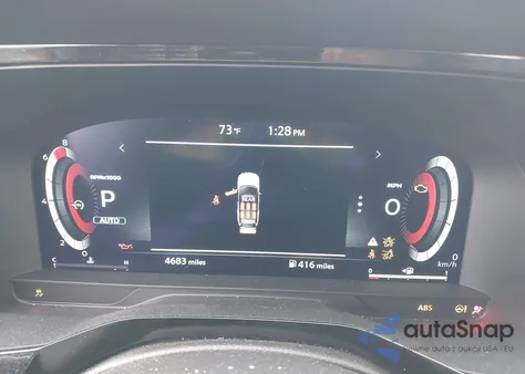 2024 Nissan Pathfinder Platinum 4Wd z USA, uszkodzony, nr VIN 5N1DR3DJXRC298866